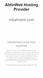 Mobile Screenshot of mbahrami.com